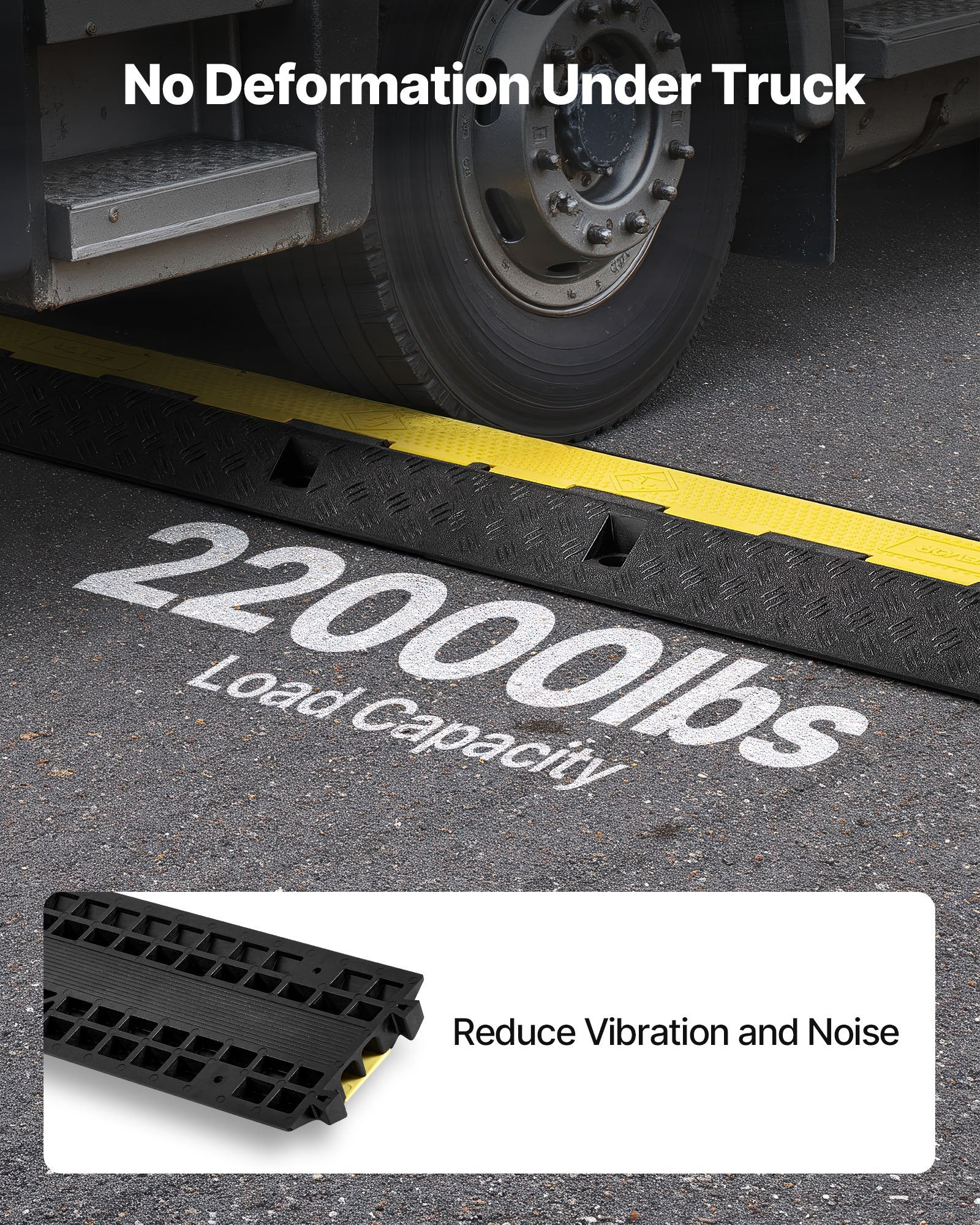 Kabelių apsaugos rampa VEVOR CP-R01, 9 979 kg apkrova