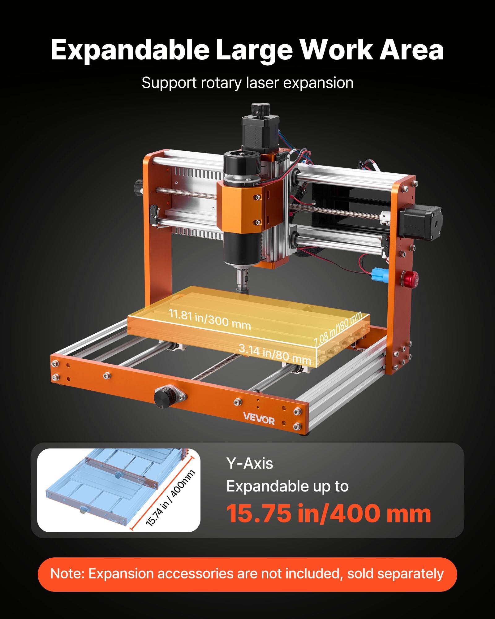 CNC graviravimo ir frezavimo staklės VEVOR 3018-PRO MAX, 500 W