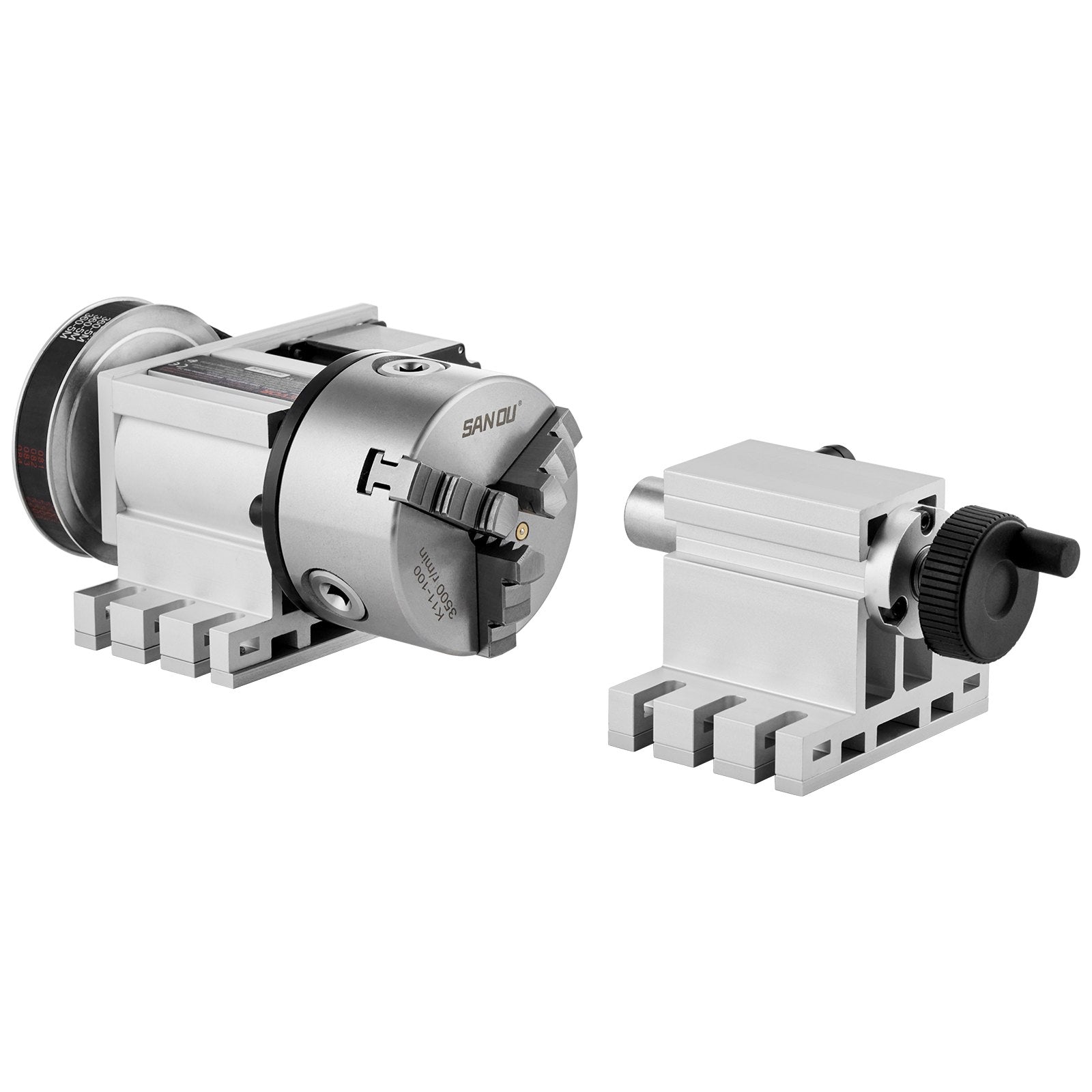CNC dalinimo galvutė VEVOR BS4-KP100-57, 100 mm griebtuvas