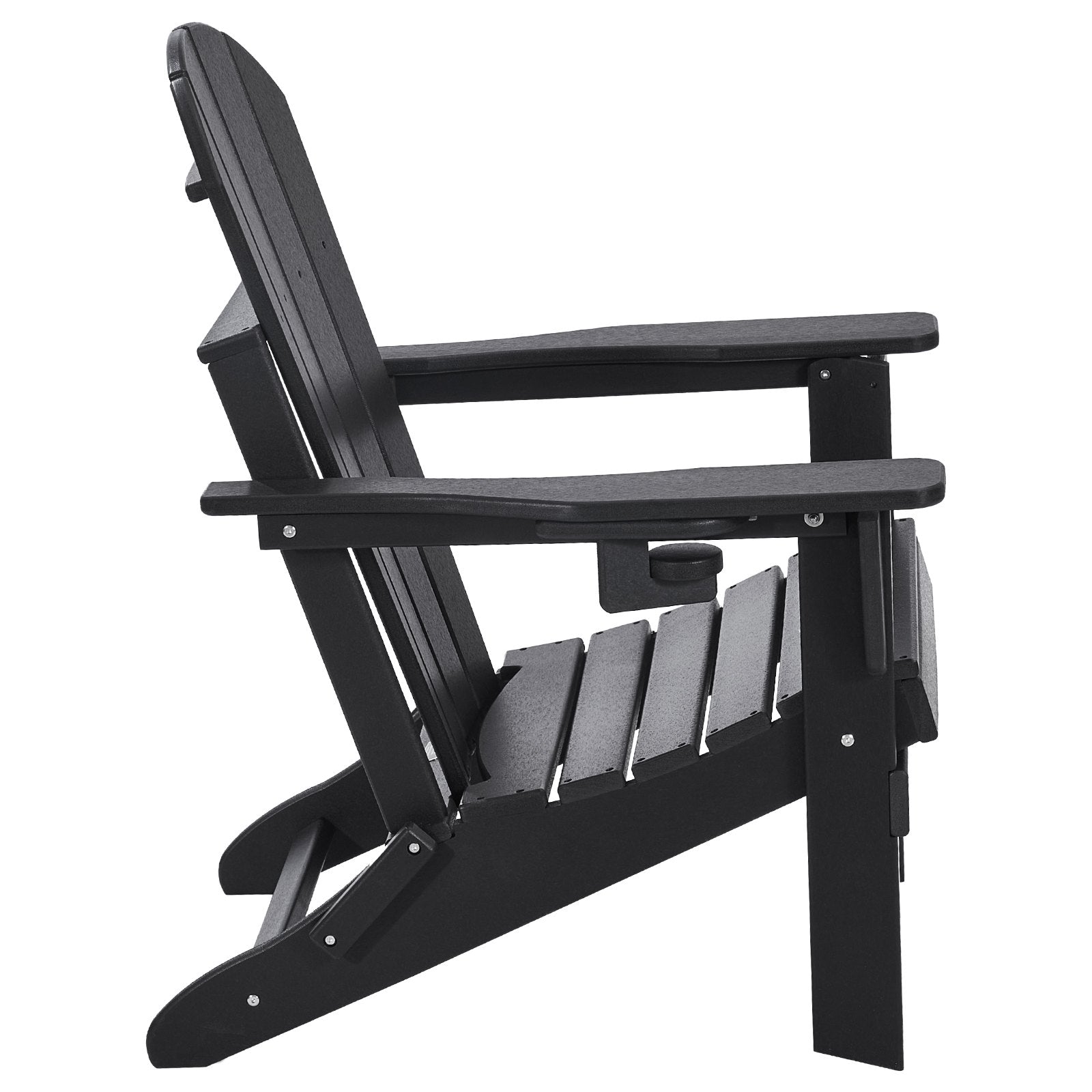 Adirondack tipo kėdės VEVOR SS401-BK-2P, sulankstomos, 2 vnt.