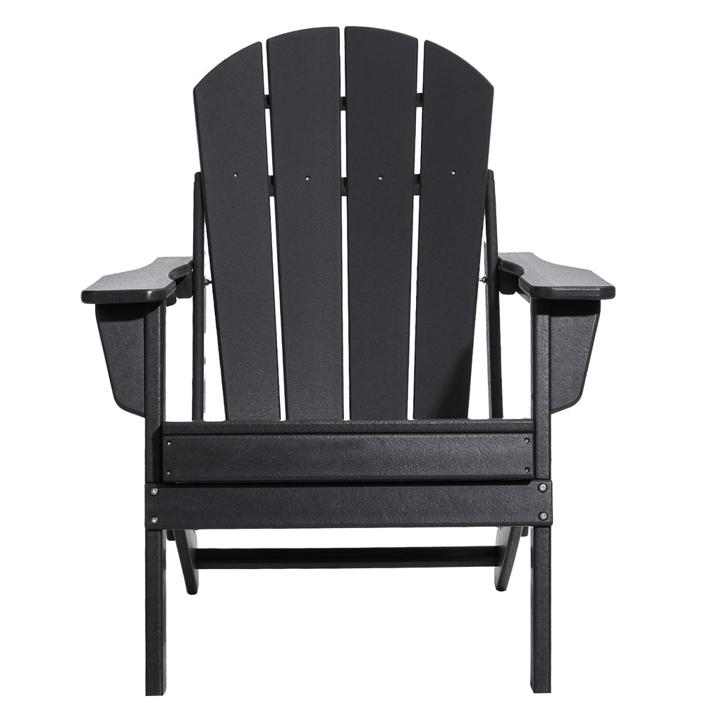 Adirondack tipo kėdės VEVOR SS401-BK-2P, sulankstomos, 2 vnt.