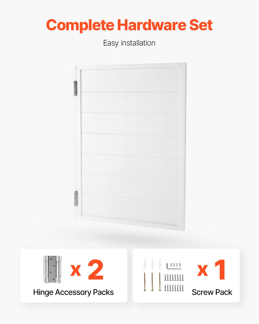 Švytuojančios baro durys VEVOR SS-door1-WH-3, 81,3 x 106,7 cm