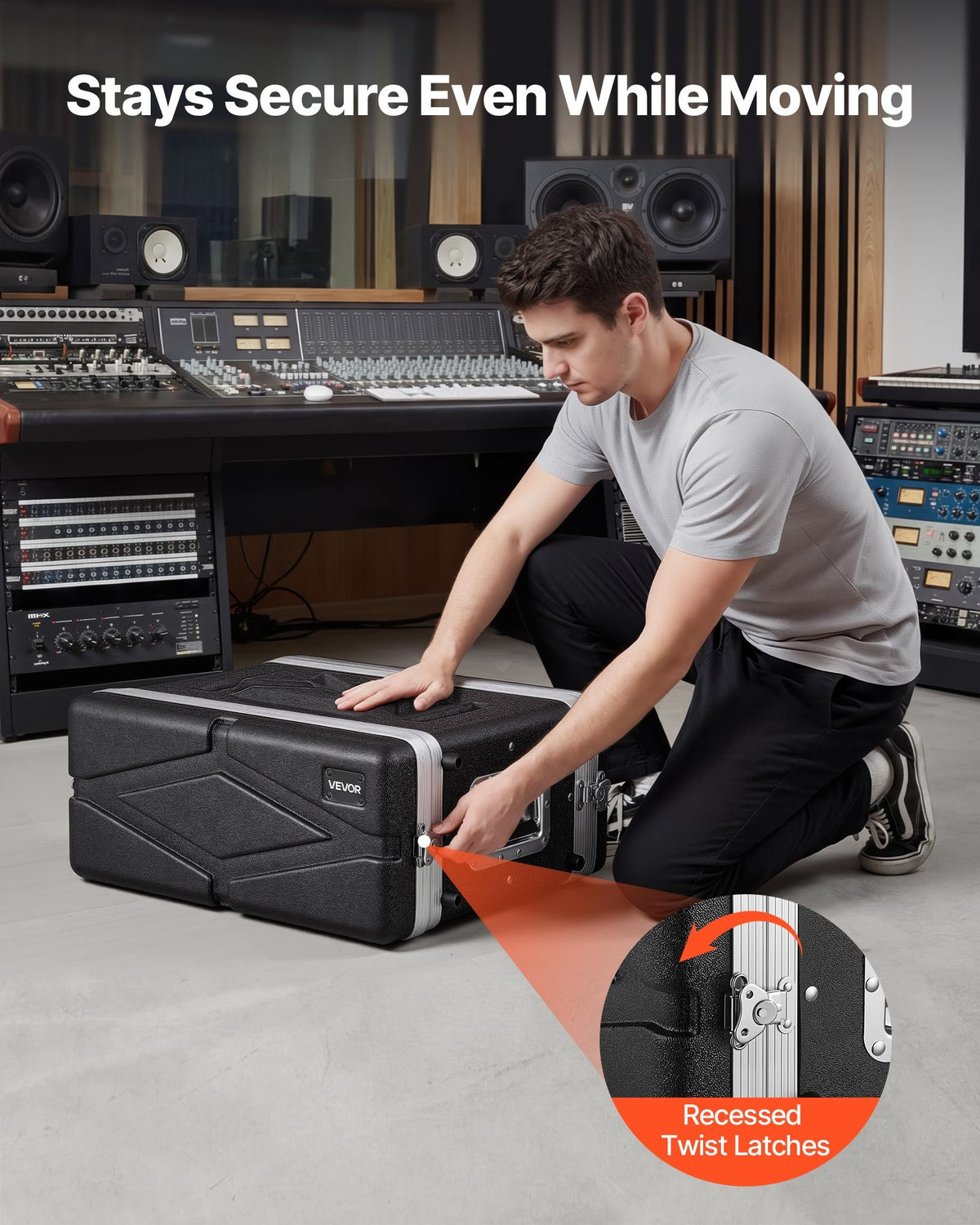 4U rack dėžė VEVOR 12''4U, 310 mm gylis