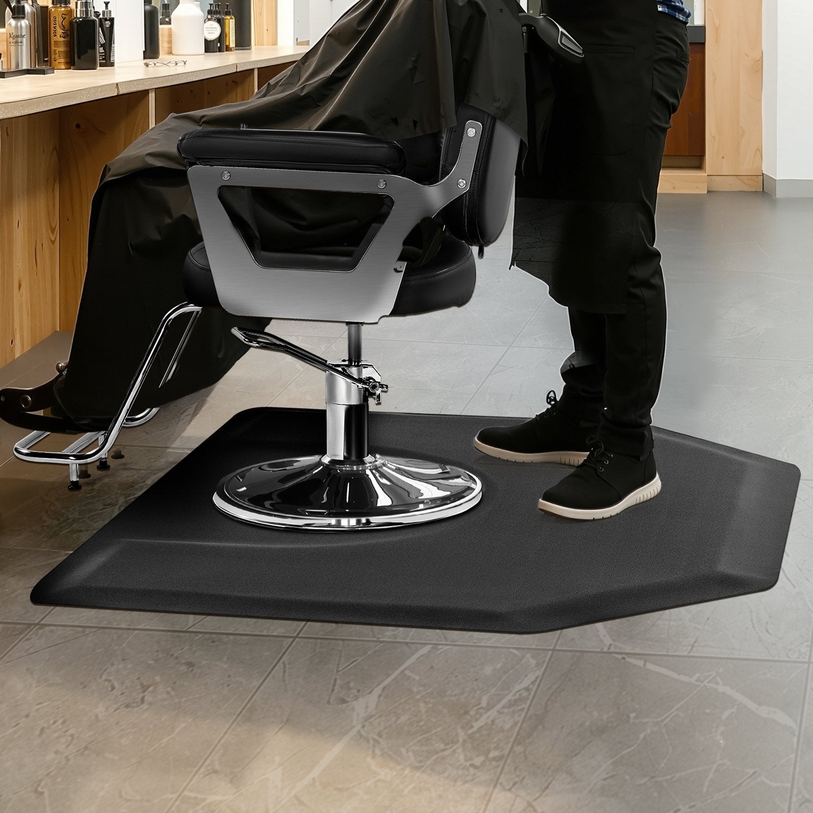 Nuovargį mažinantis kilimėlis kirpėjams VEVOR BS4050H12, 1225 x 1505 mm