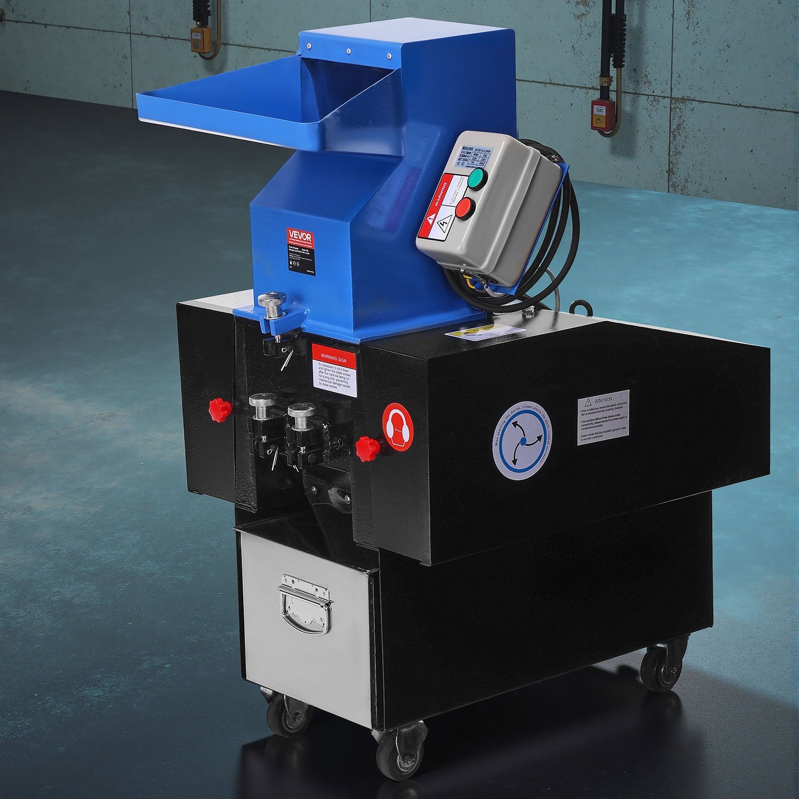 Plastiko smulkintuvas VEVOR 180, 2,2 kW