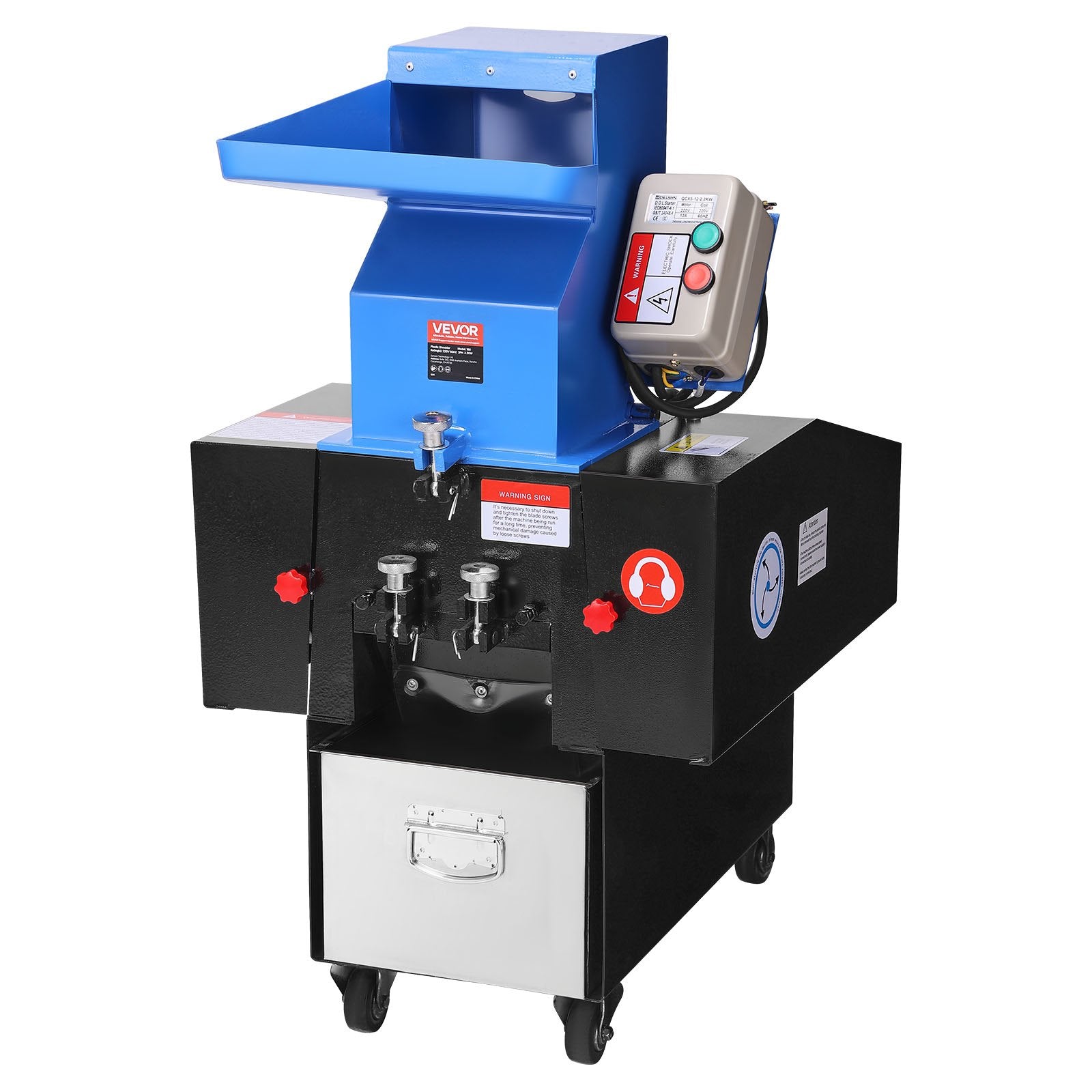 Plastiko smulkintuvas VEVOR 180, 2,2 kW