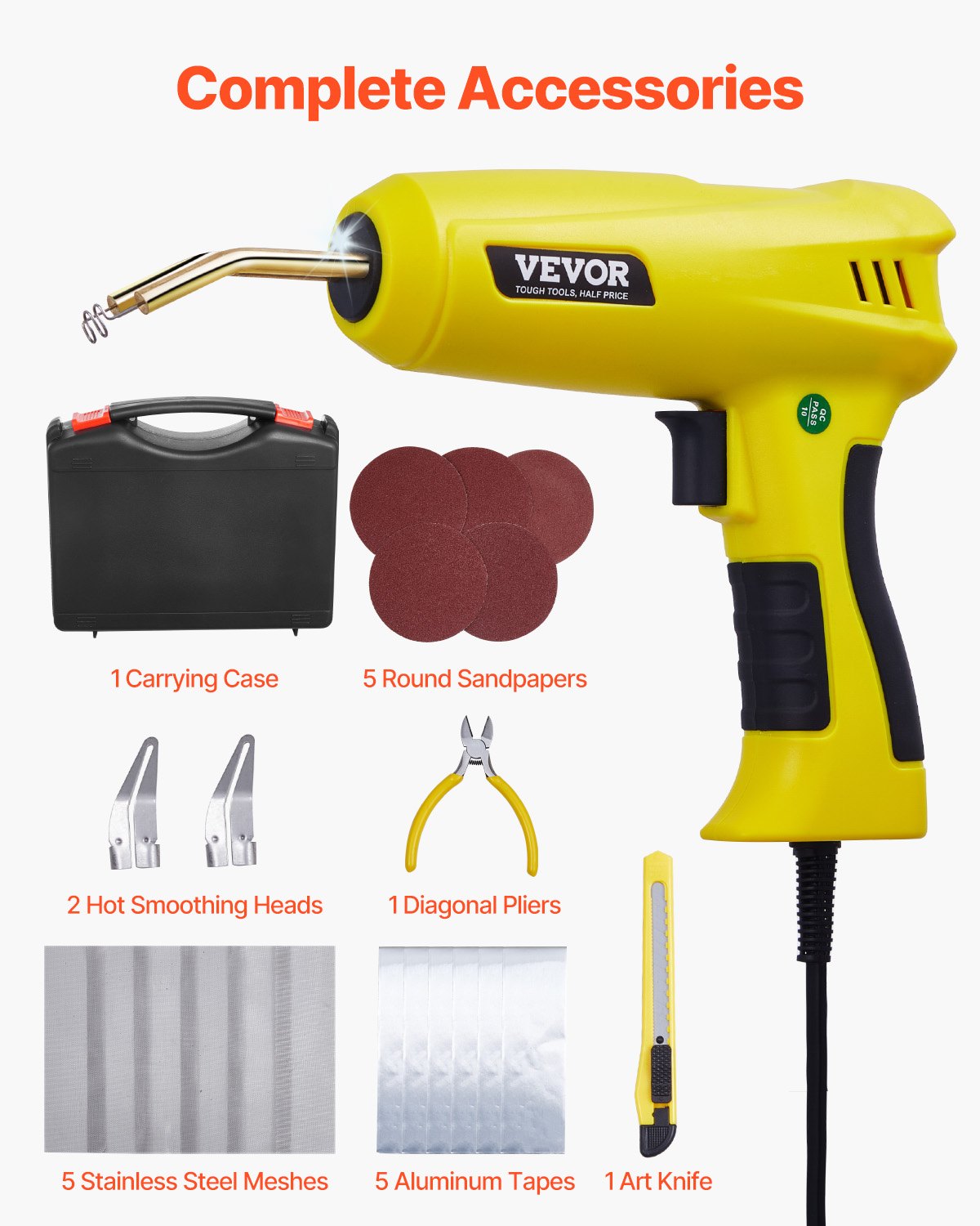 Plastiko suvirinimo aparatas VEVOR XC-200, 220W