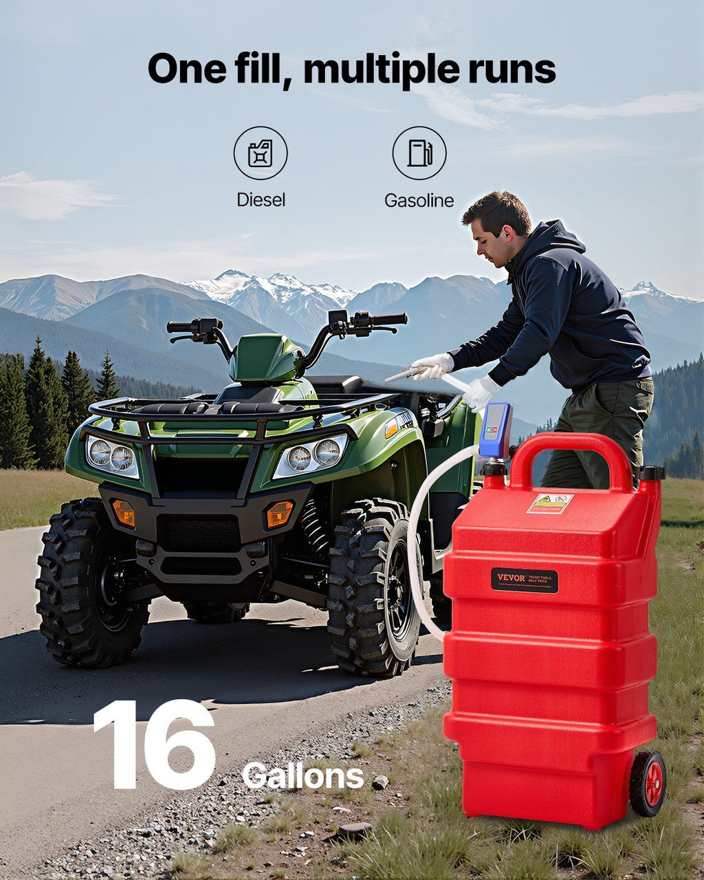 Mobili kuro talpa VEVOR YHM-60B, 60 l