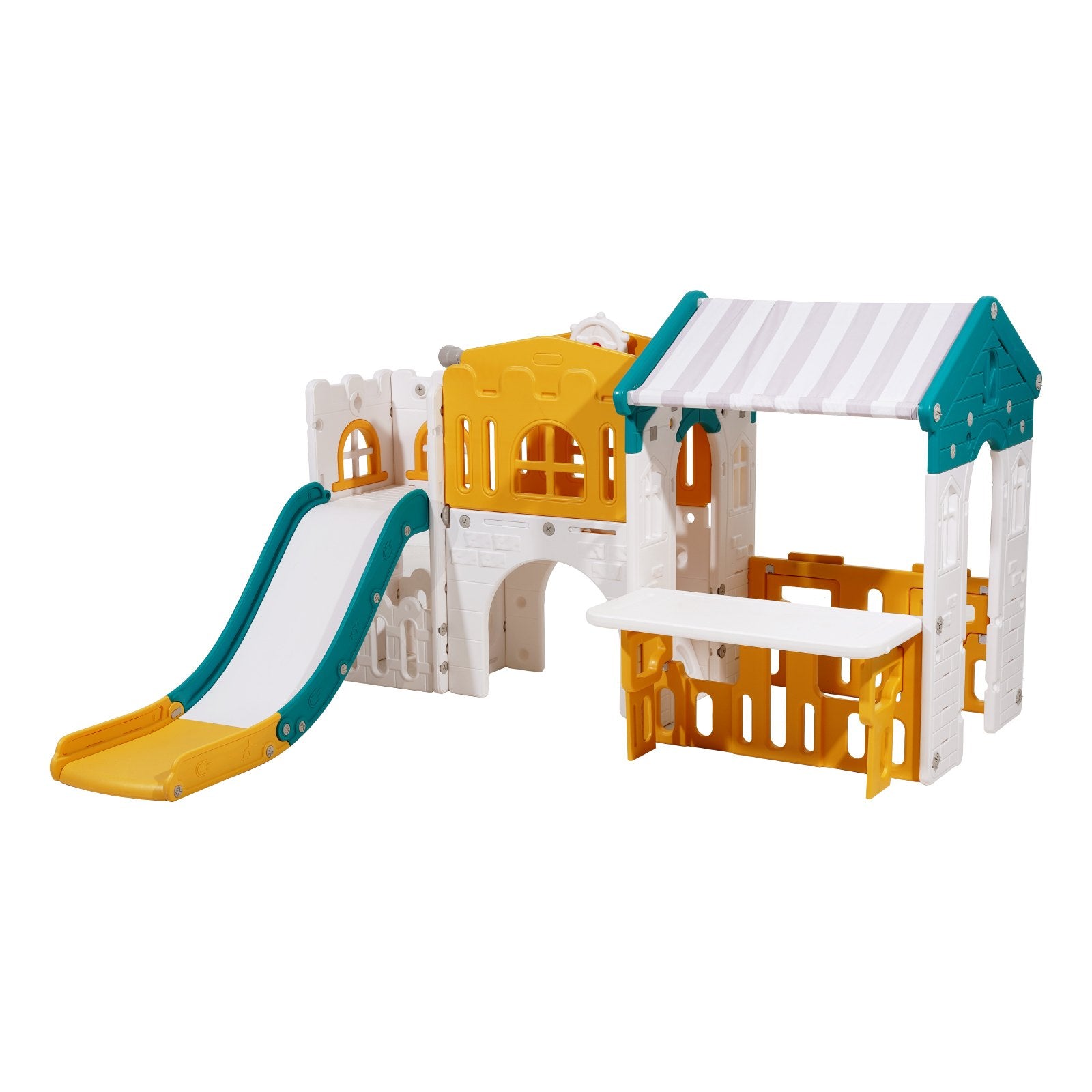 Lauko žaidimų namelis-aikštelė VEVOR LY-2889G, HDPE plastikas