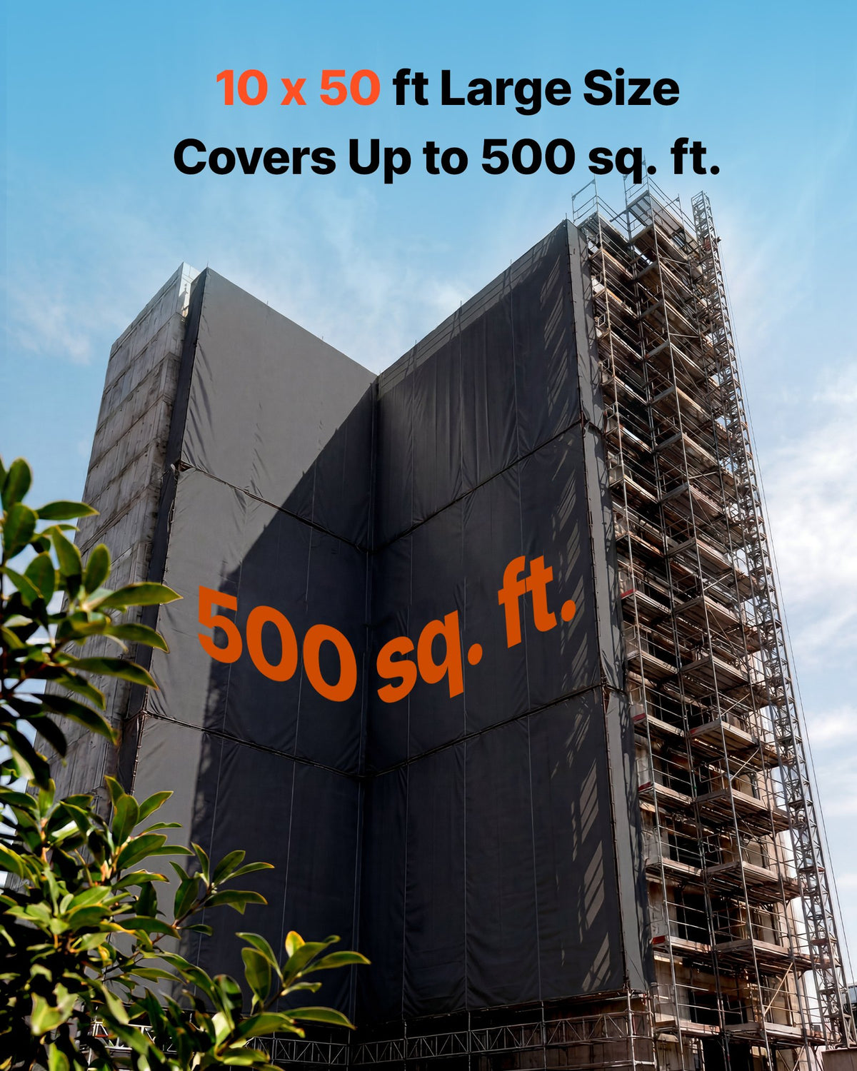 Plastikinė plėvelė VEVOR YF10FT50FTBW12Mil, 0,3 mm storio