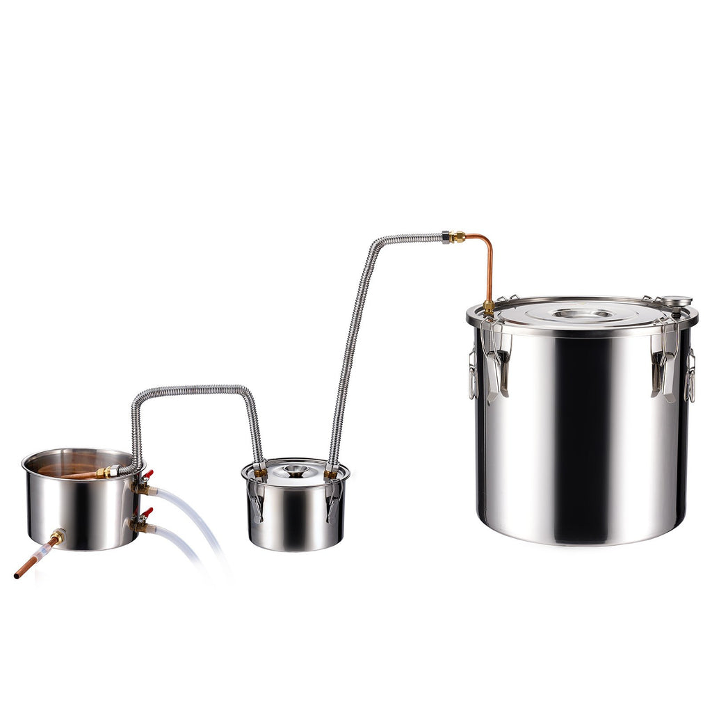 Alkoholio distiliavimo aparatas VEVOR DTDB-50L-U, 50 l