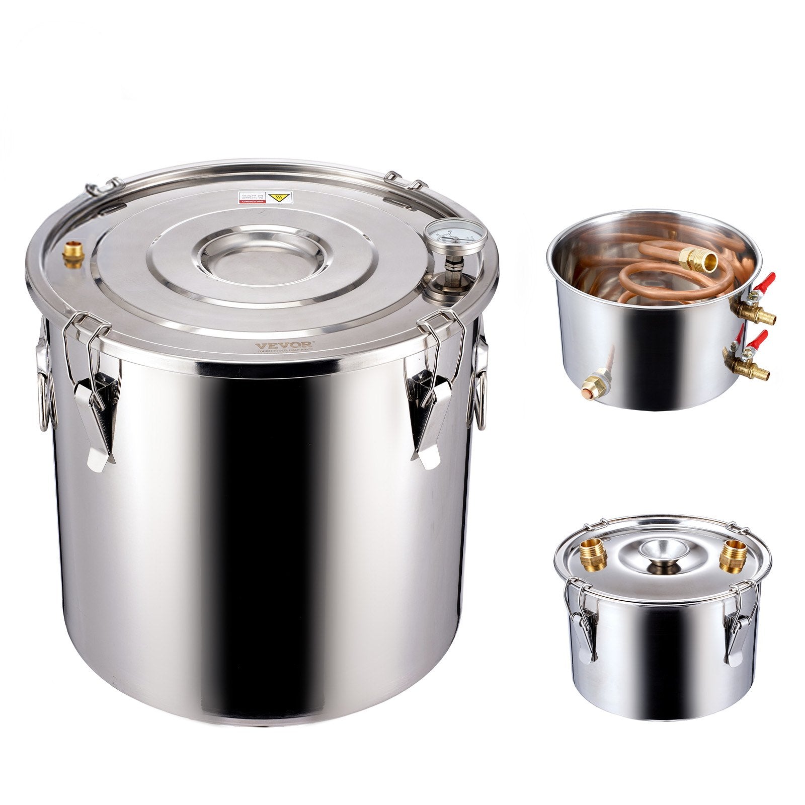 Distiliatorius VEVOR DTDB-10L-U, 11,4 l