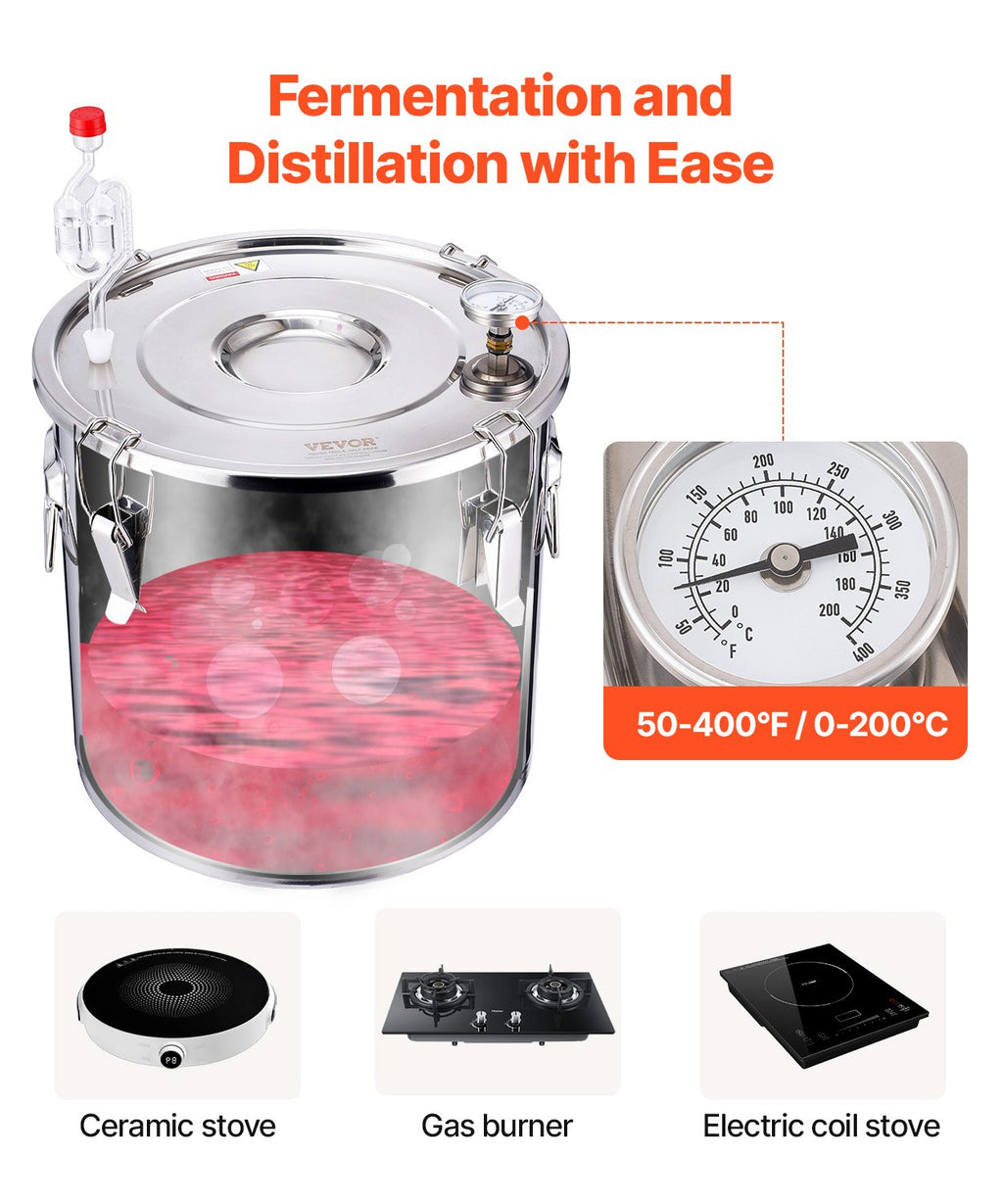 Distiliavimo aparatas VEVOR DTDB-30L-U, 30 L