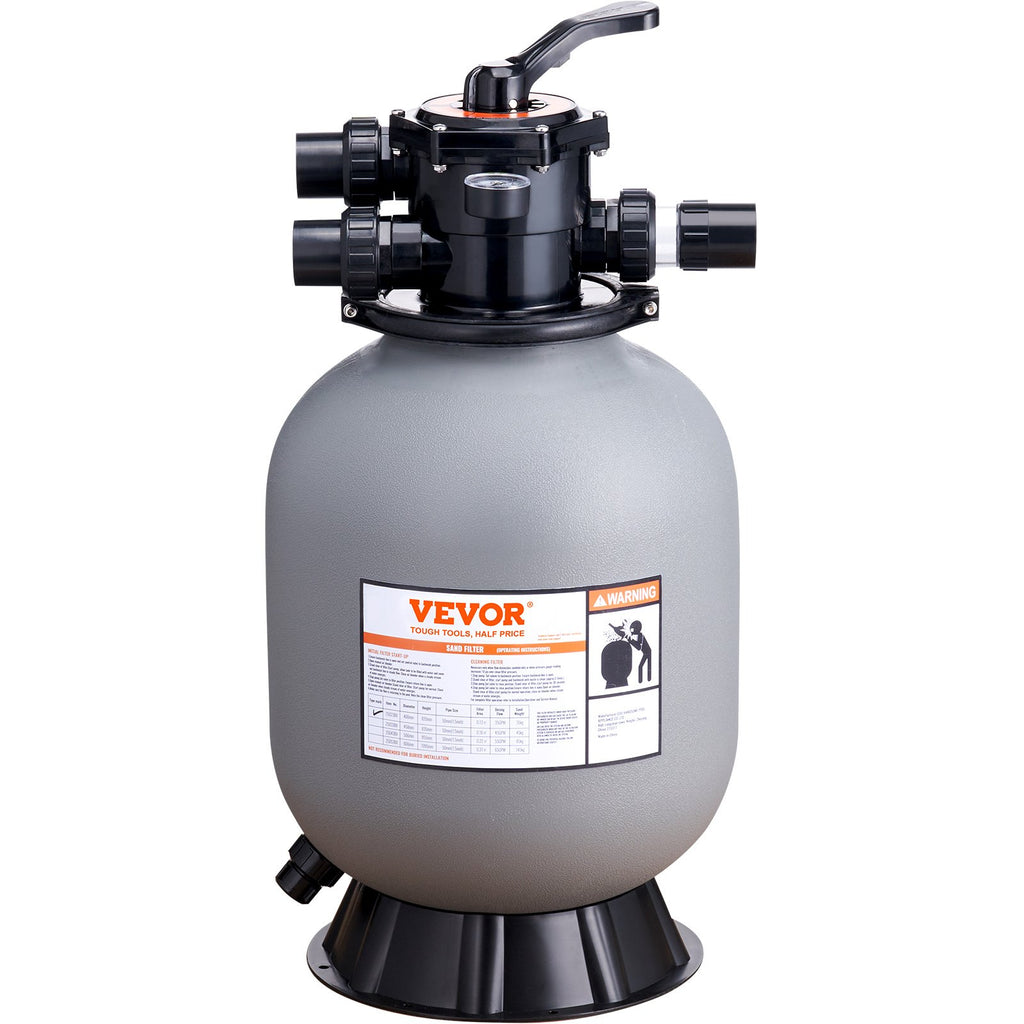 Smėlio filtras baseinui VEVOR 25023BX, 132 l/min srautas
