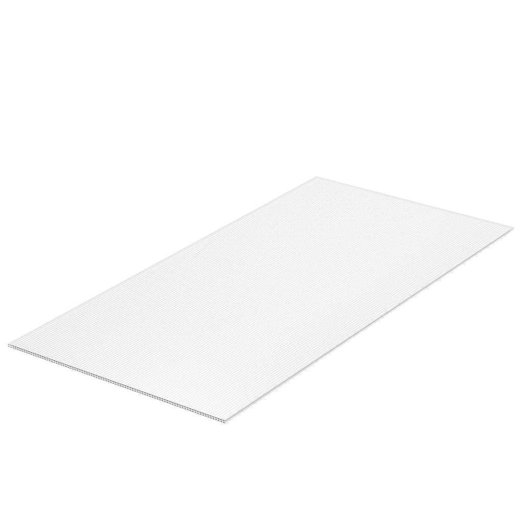 Polikarbonato lakštai šiltnamiui VEVOR PC8-5, 5 vnt. (1210x605x8 mm)