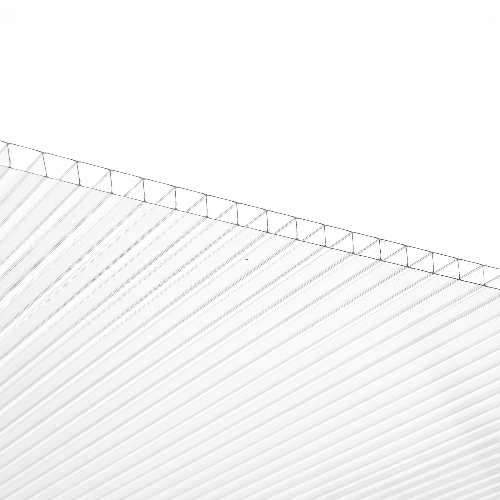 Polikarbonato šiltnamio plokštės VEVOR PC4-6, 1210 x 605 x 4 mm, 6 vnt.