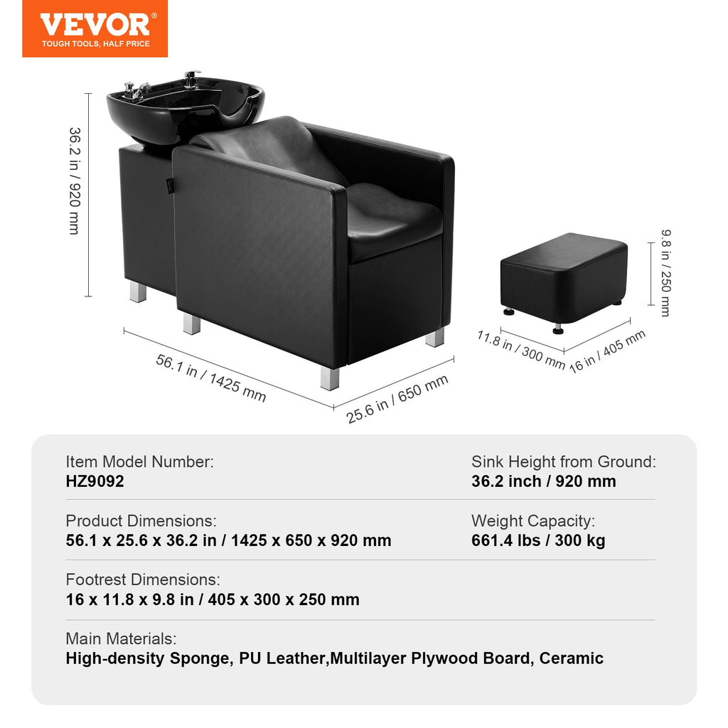 Kirpyklos plovykla VEVOR HZ9092, 300 kg keliamoji galia