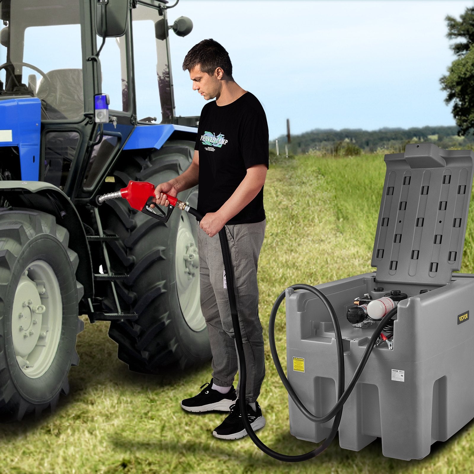 Mobili dyzelino talpa VEVOR YDIES4OOL-E, 439 l