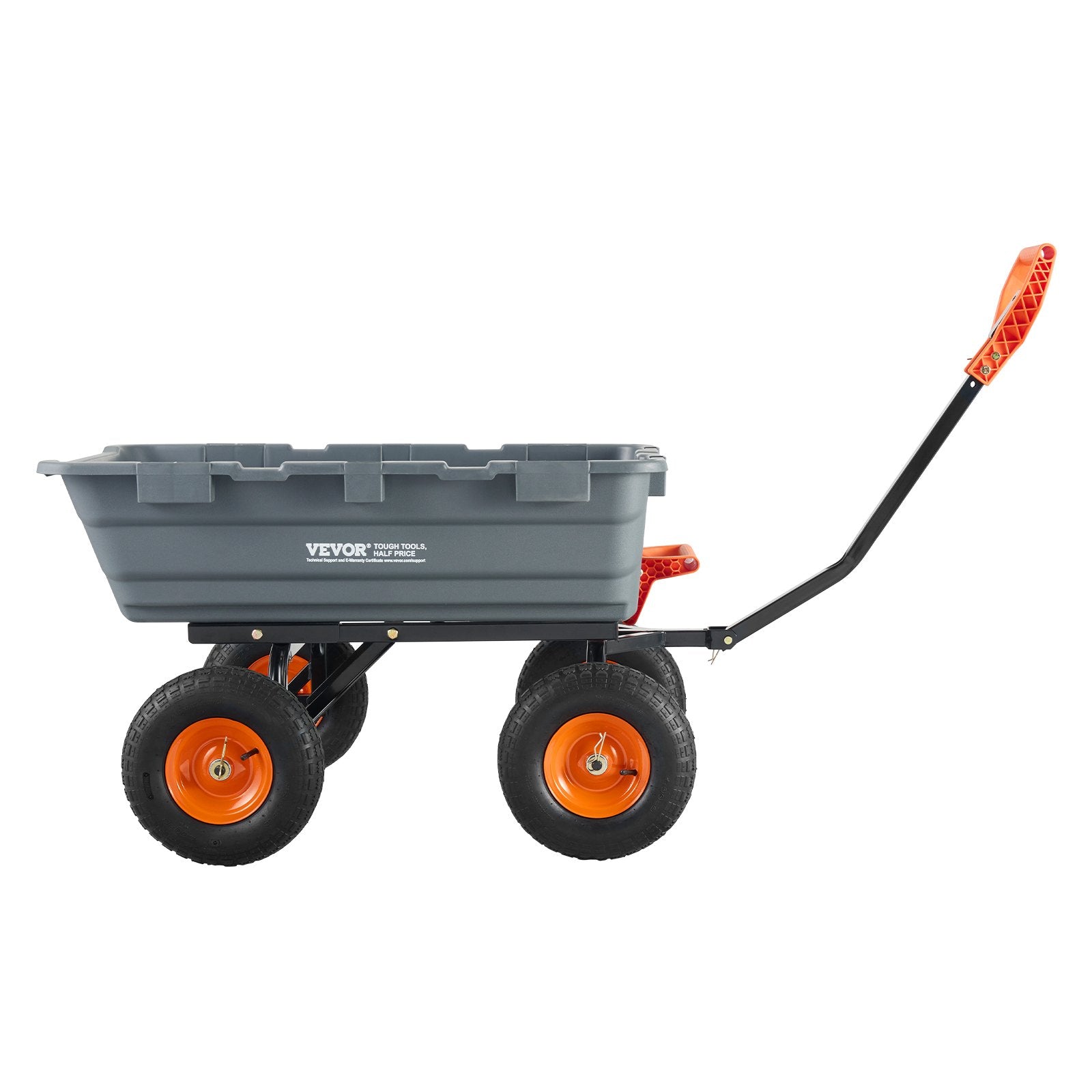 Sodo savivartis vežimėlis VEVOR TC4273, 544 kg keliamoji galia