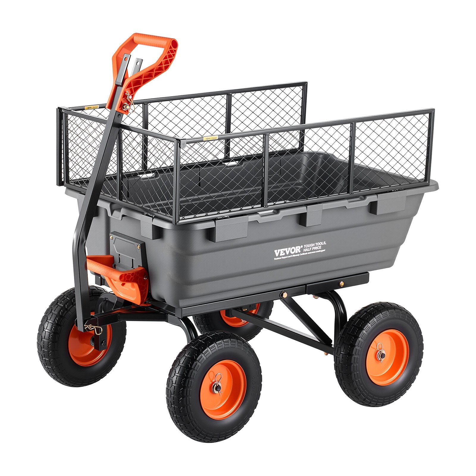 Sodo savivartis vežimėlis VEVOR TC4273C, 544 kg keliamoji galia
