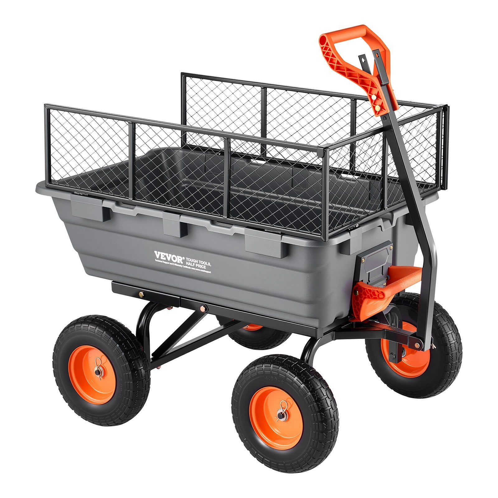 Sodo savivartis vežimėlis VEVOR TC4273C, 544 kg keliamoji galia