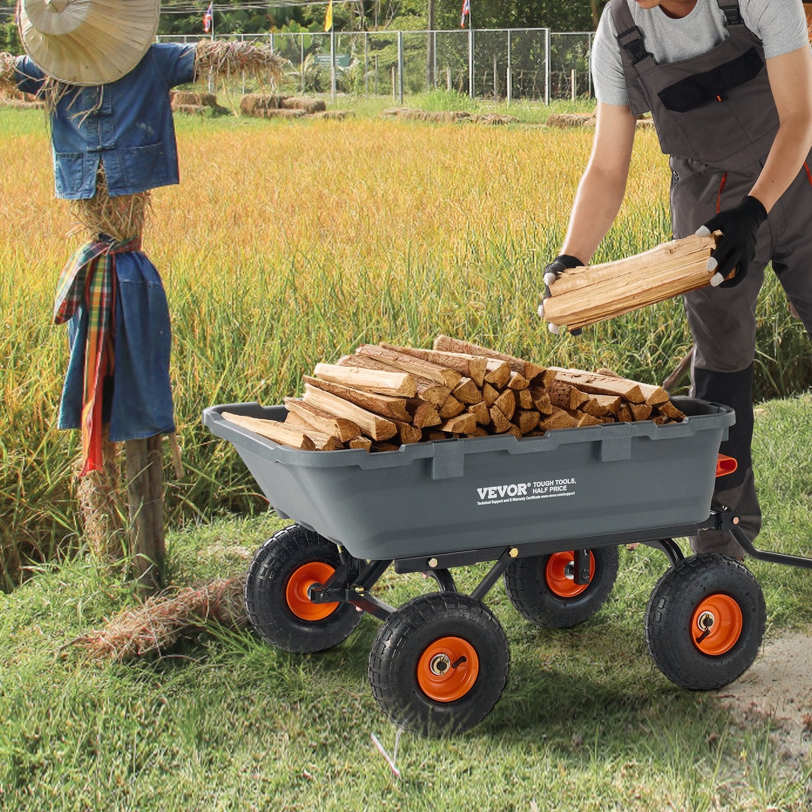 Sodo karutis VEVOR TC4270, 363 kg keliamoji galia