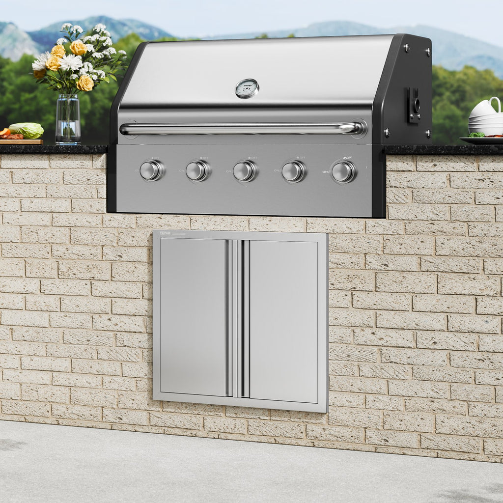 Lauko virtuvės durelės VEVOR BH-006, 660x610 mm