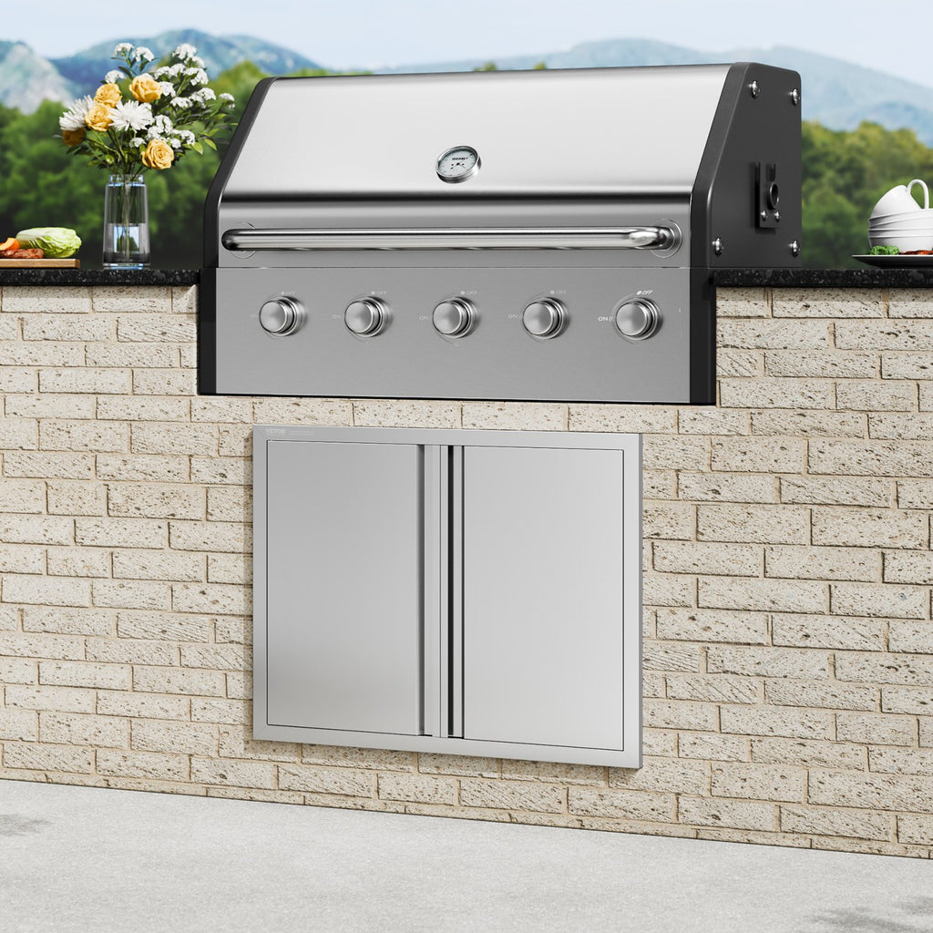 Lauko virtuvės durelės VEVOR BH-010, 787x609 mm