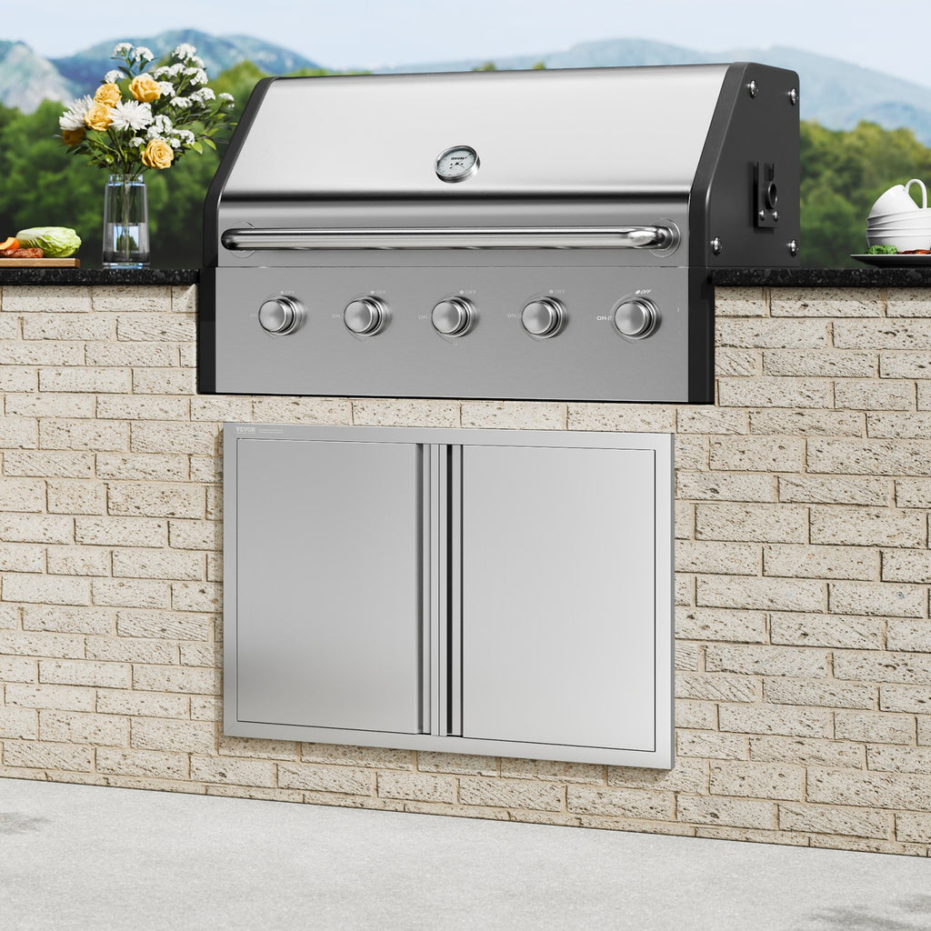 Lauko virtuvės durelės VEVOR BH-012, 914x610 mm