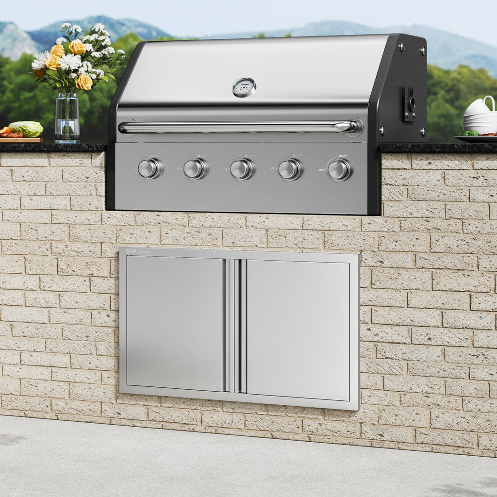 Lauko virtuvės durelės VEVOR BH-011, 914x534 mm