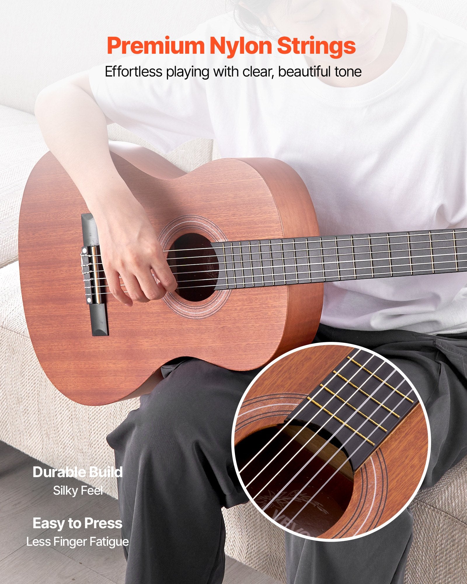 Klasikinė gitara VEVOR M5821, 900 mm