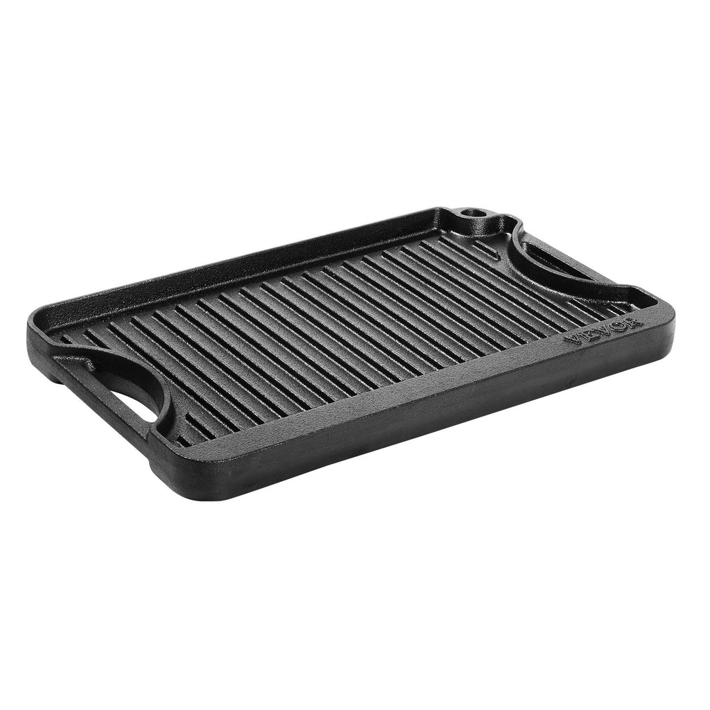 Dvipusė kepsninė-keptuvė VEVOR GP14x8.5, 35 x 21 cm