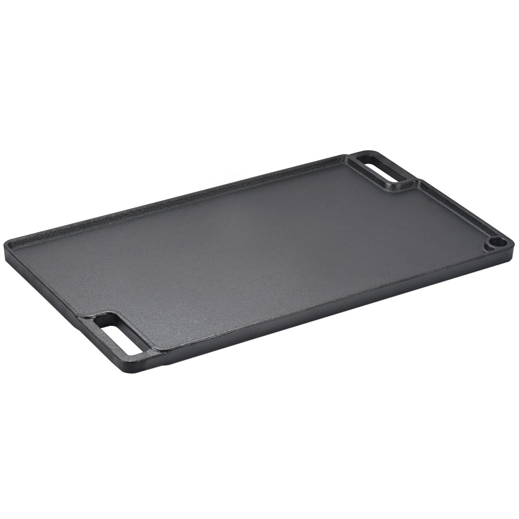 Dvipusė ketaus kepimo plokštė VEVOR GP46x26, 42,5 x 24,6 cm