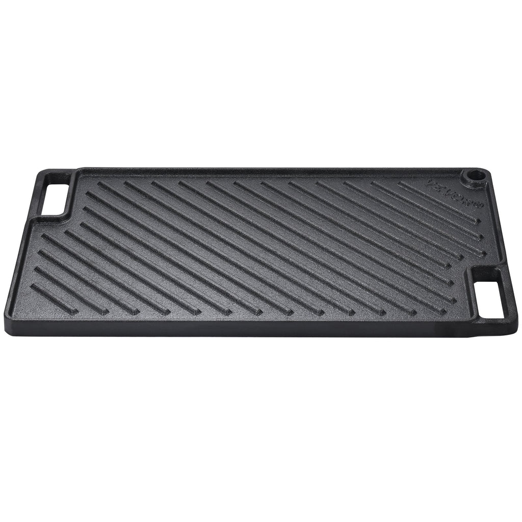 Dvipusė ketaus kepimo plokštė VEVOR GP46x26, 42,5 x 24,6 cm