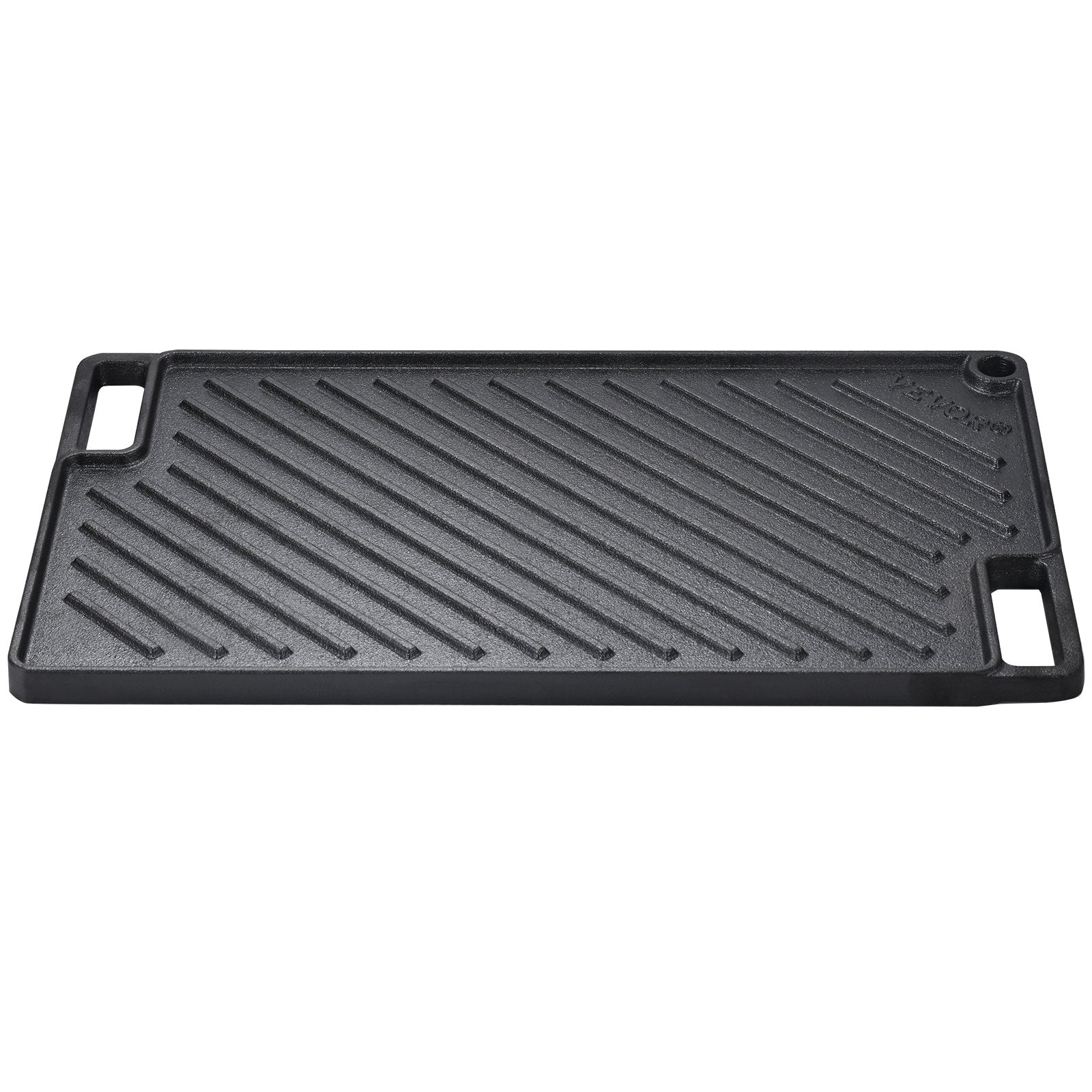 Dvipusė ketaus kepimo plokštė VEVOR GP46x26, 42,5 x 24,6 cm