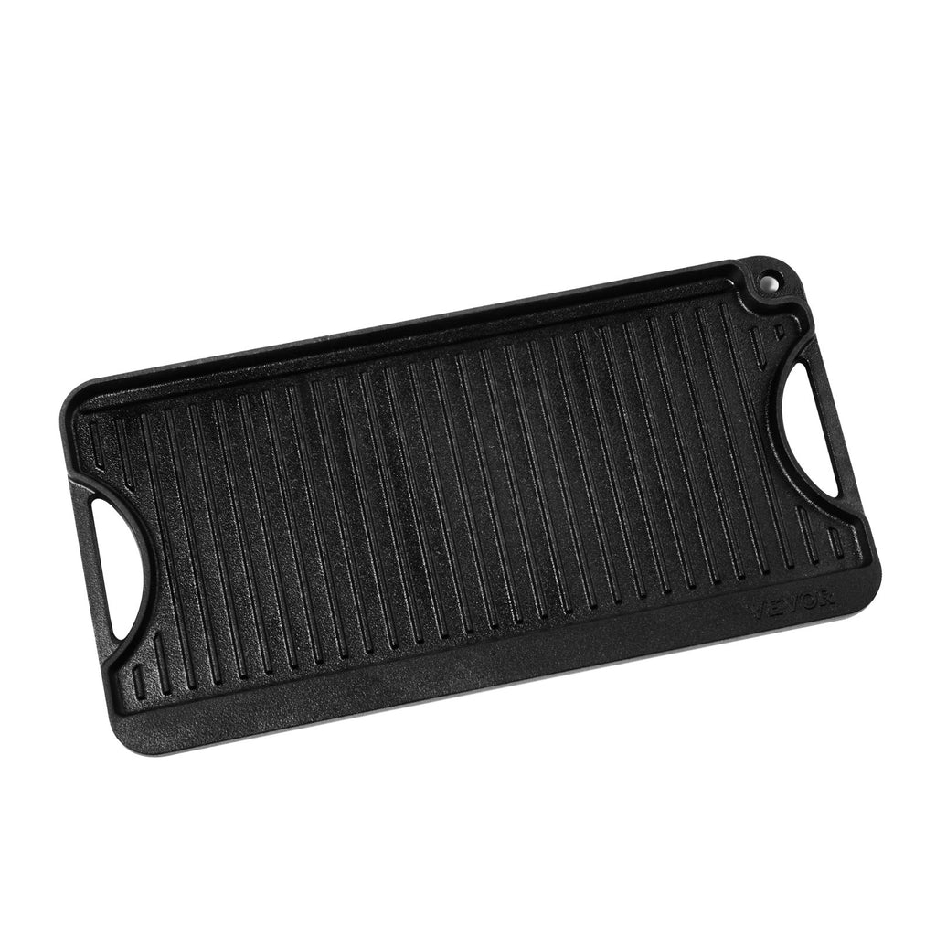 Dvipusė kepsninė-keptuvė VEVOR GP20x10, 50x25 cm