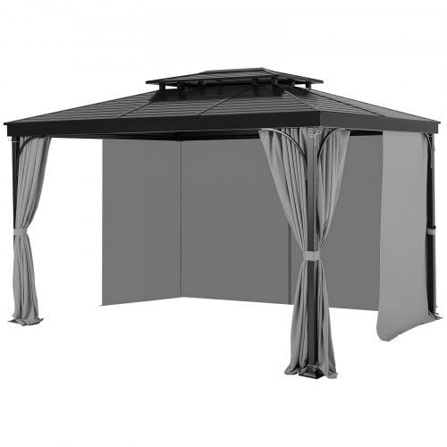 Pavėsinės užuolaidos VEVOR JDC-36GR, 3 x 3,6 m