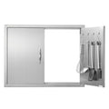 Lauko virtuvės durelės VEVOR BH-016, 787x609 mm