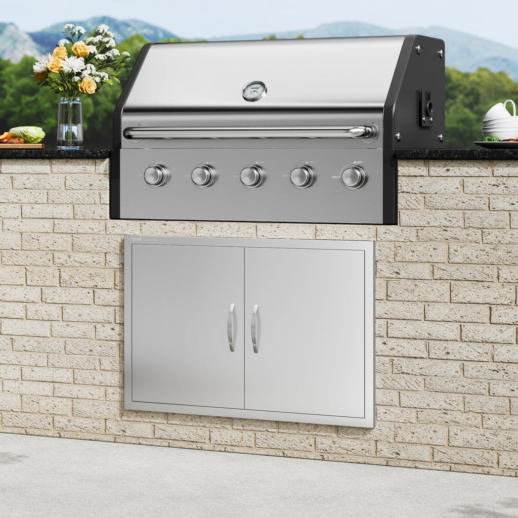 Lauko virtuvės durelės VEVOR B004S, 915x610 mm