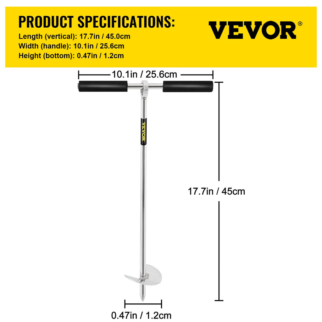 Smėlio inkaras VEVOR VV-SA-18, 45 cm ilgio