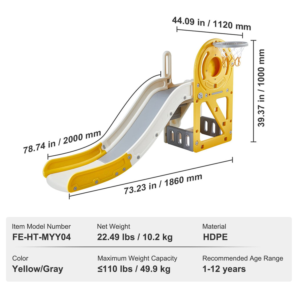 Vaikiška čiuožykla VEVOR FE-HT-MYY04, iki 50 kg