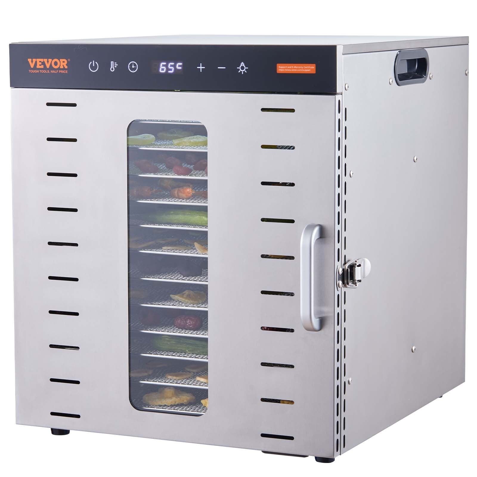 Maisto džiovintuvas VEVOR SS-10X, 1000 W