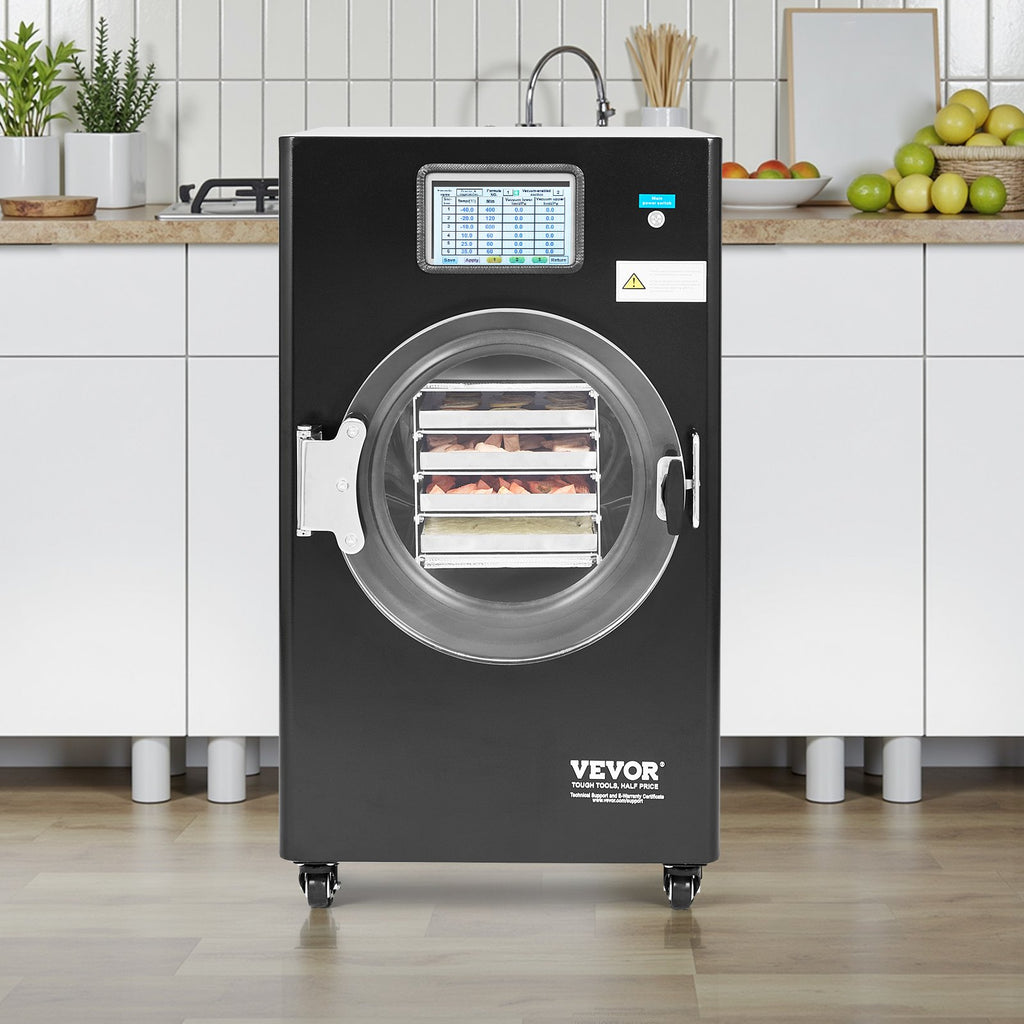 Maisto produktų šalčio džiovintuvas (liofilizatorius) VEVOR HFD-4, 4-6 kg talpa