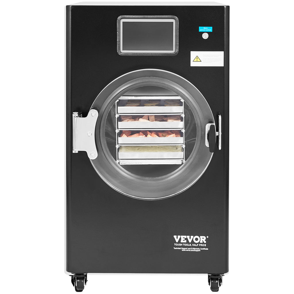 Maisto produktų šalčio džiovintuvas (liofilizatorius) VEVOR HFD-4, 4-6 kg talpa