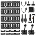 E-Track tvirtinimo bėgelių rinkinys VEVOR JC25-ETR-1.3FT19PCS, 19 dalių
