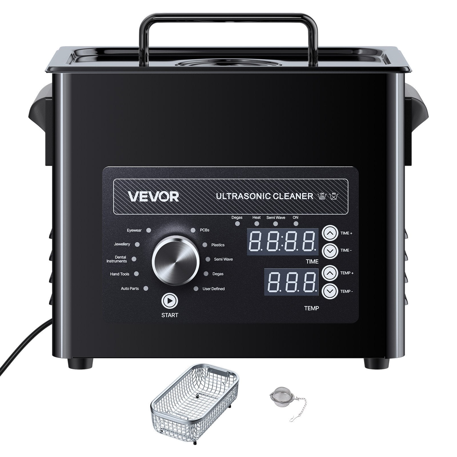 Ultragarsinė vonelė VEVOR 3L, 40kHz