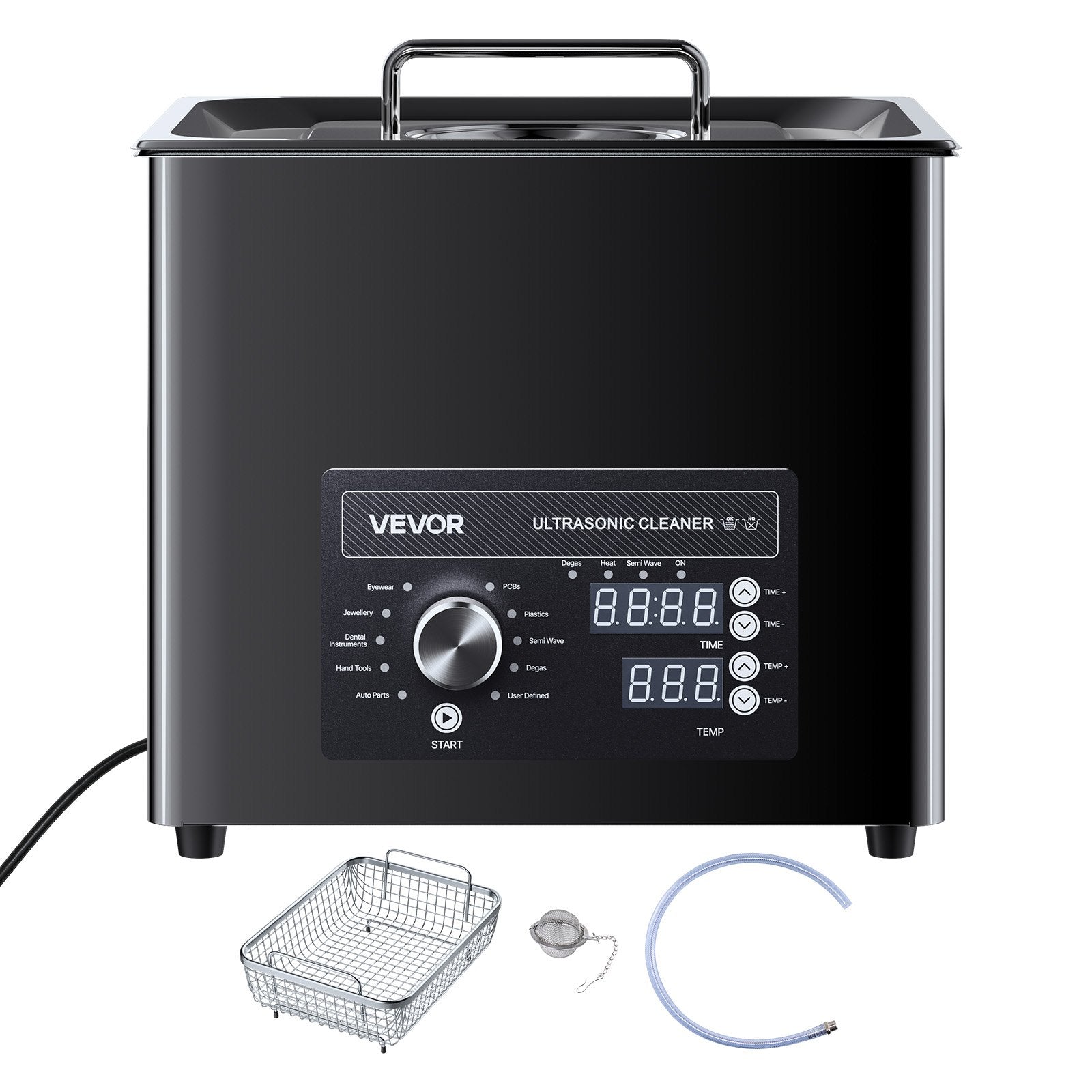 Ultragarsinė vonelė VEVOR 10L, 40kHz