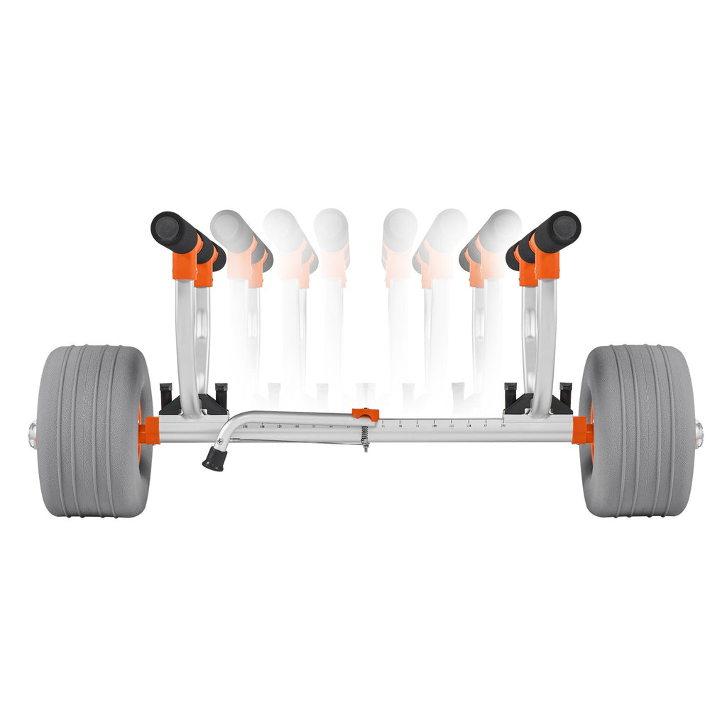 Baidarių ir kanojų vežimėlis VEVOR 2042A, 158,8 kg keliamoji galia