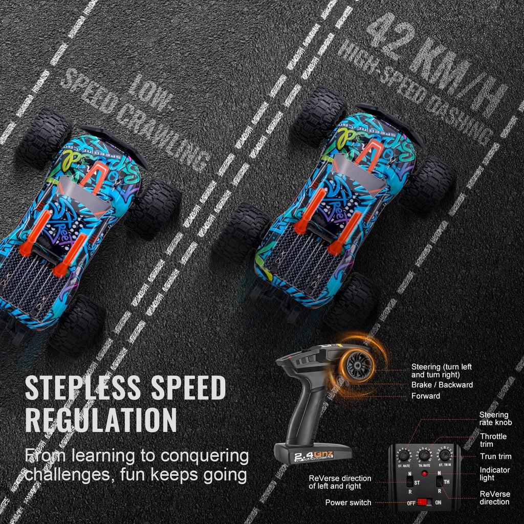 Nuotolinio valdymo automobilis VEVOR 002E, 42 km/h