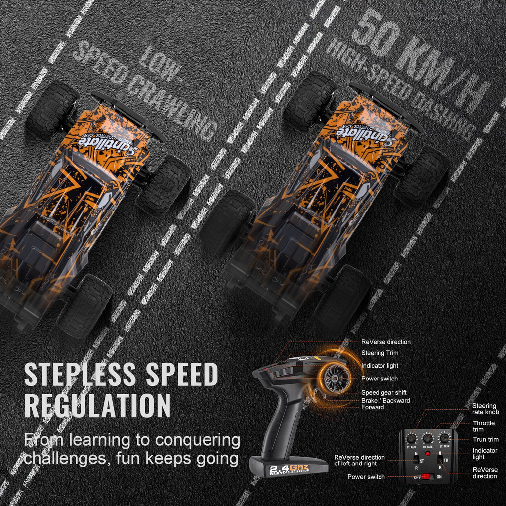 Nuotolinio valdymo automobilis VEVOR 206E, 50 km/h greitis